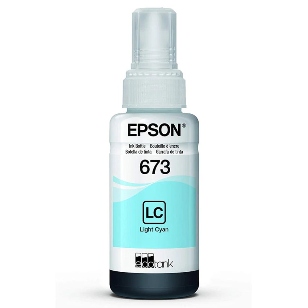 EPSON BOTELLA T673520-AL - ECOTANK LIGHT CYAN L800/L805 (1800 FOTOS 10 X 15 CM)