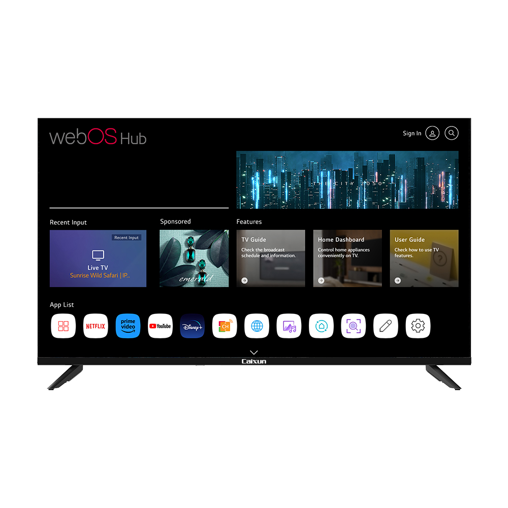 CAIXUN TV 40" HD SMART TV WEBOS TV MARCO DELGADO.