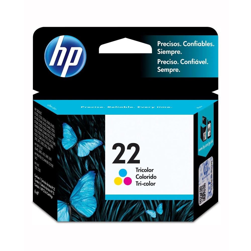 HP CARTUCHO TRICOLOR 22 DJ 3910 20 30 40 PSC 1410 140 PAG