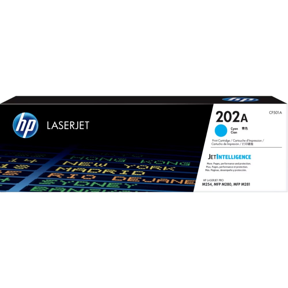 HP TONER CYAN LASERJET PRO M254 PRINTER SERIES, COLOR LASERJET PRO MFP M280 PRINTER SERIES 1,300