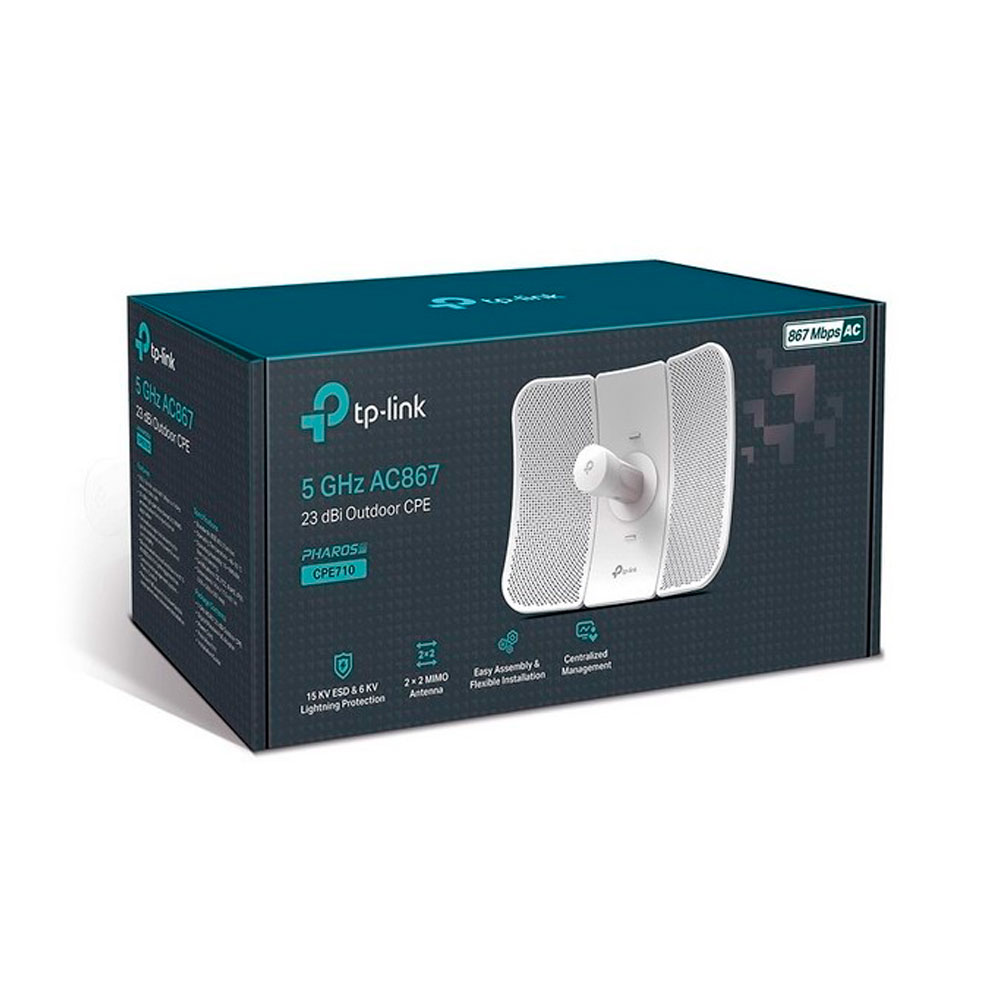 TPLINK ANTENA 5GHZ AC 867MBPS 23DBI CPE PARA EXTERIORES