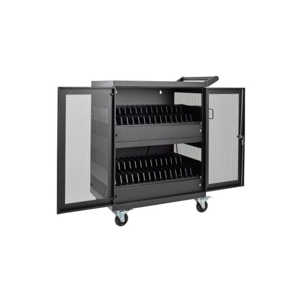TRIPPLITE ESTACIÓN MÓVIL DE CARGA DE CA PARA 32 DISPOSITIVOS CHROMEBOOKS Y LAPTOPS, OPCIÓN PARA INSTALACIÓN EN PARED, EN COLOR NEGRO