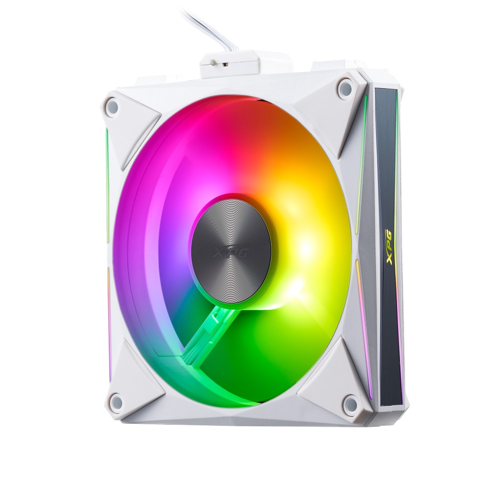 XPG VENTILADOR MAGNÉTICO HURRICANE 120 ARGB BLANCO