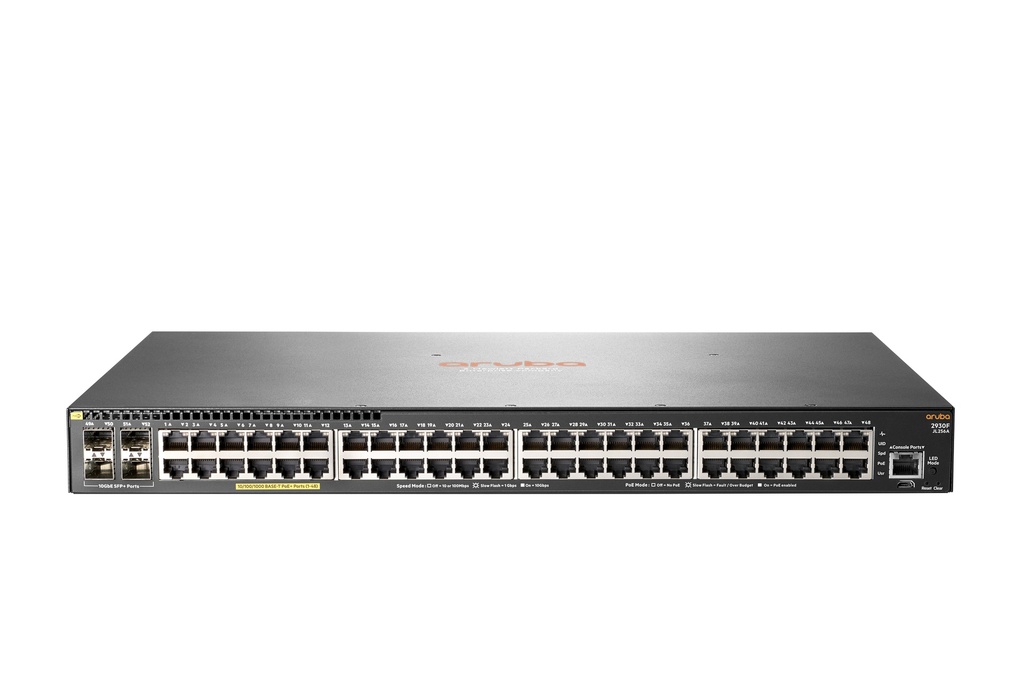ARUBA SWITCH 2930F 48G POE+ 4SFP+