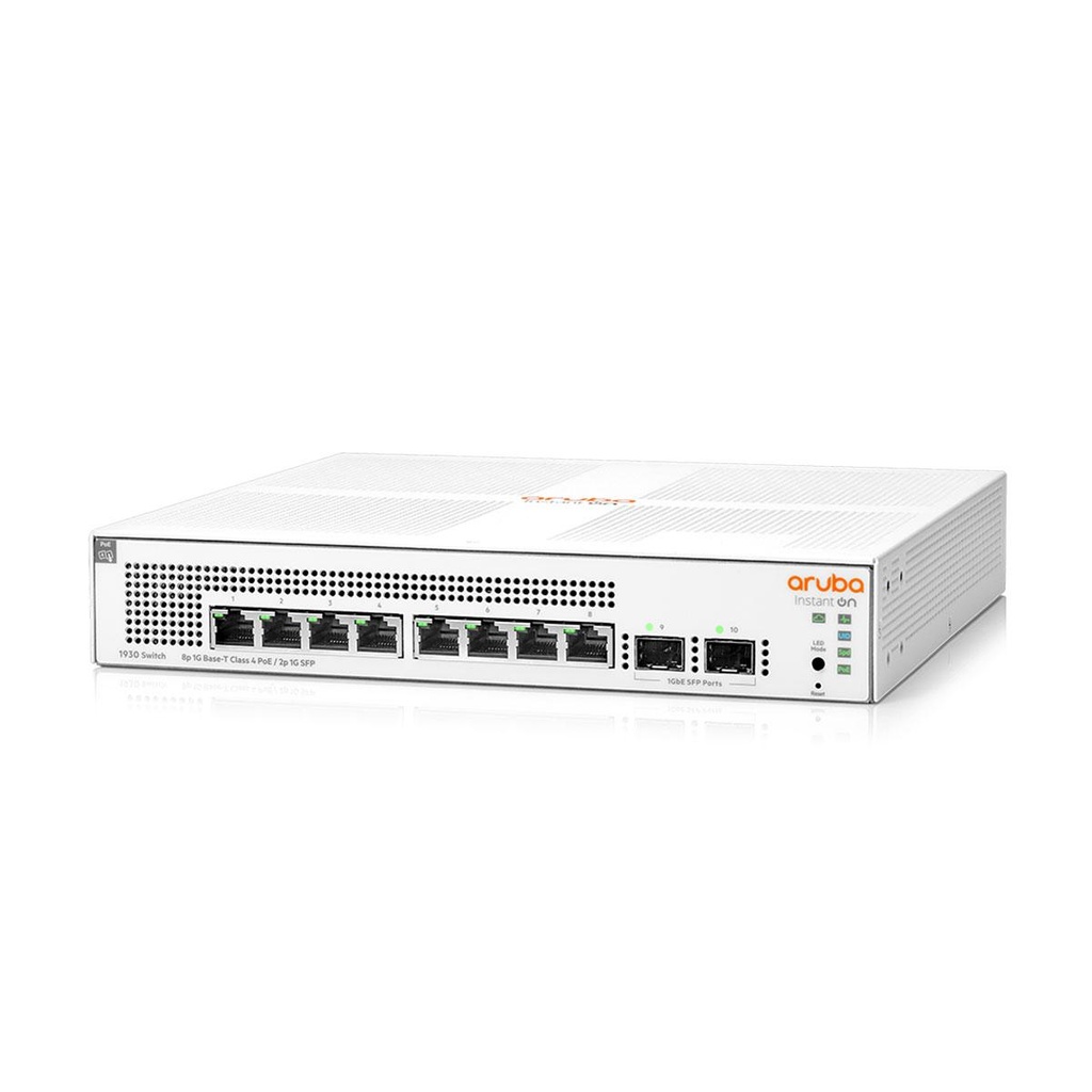 HEWLETT PACKARD ENTERPRISE ARUBA SWITCH INSTANT ON 1930 8G 2SFP 124W