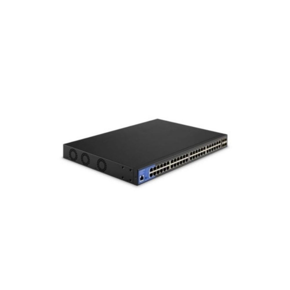 LINKSYS SWITCH LGS352MPC GIGABIT POE + ADMINISTRADO DE 48 PUERTOS GIGABIT + 4 10G SFP 740 W, 512 MB, 256 VLAN ACTIVAS (RANGO DE 4096) ,GARANTÍA DE 5 AÑOS