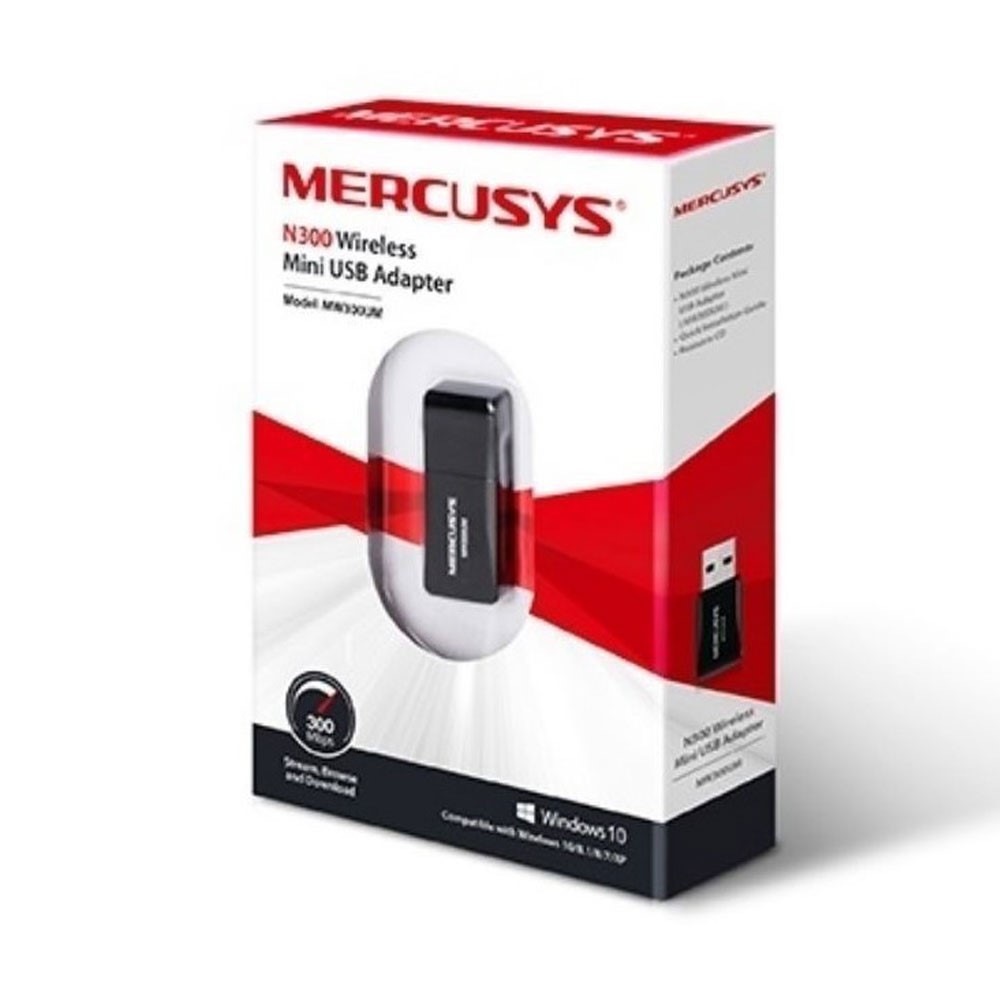 TPLINK ADAPTADOR MINI MERCUSYS USB 2.0 INALÁMBRICO DE 300MBPS