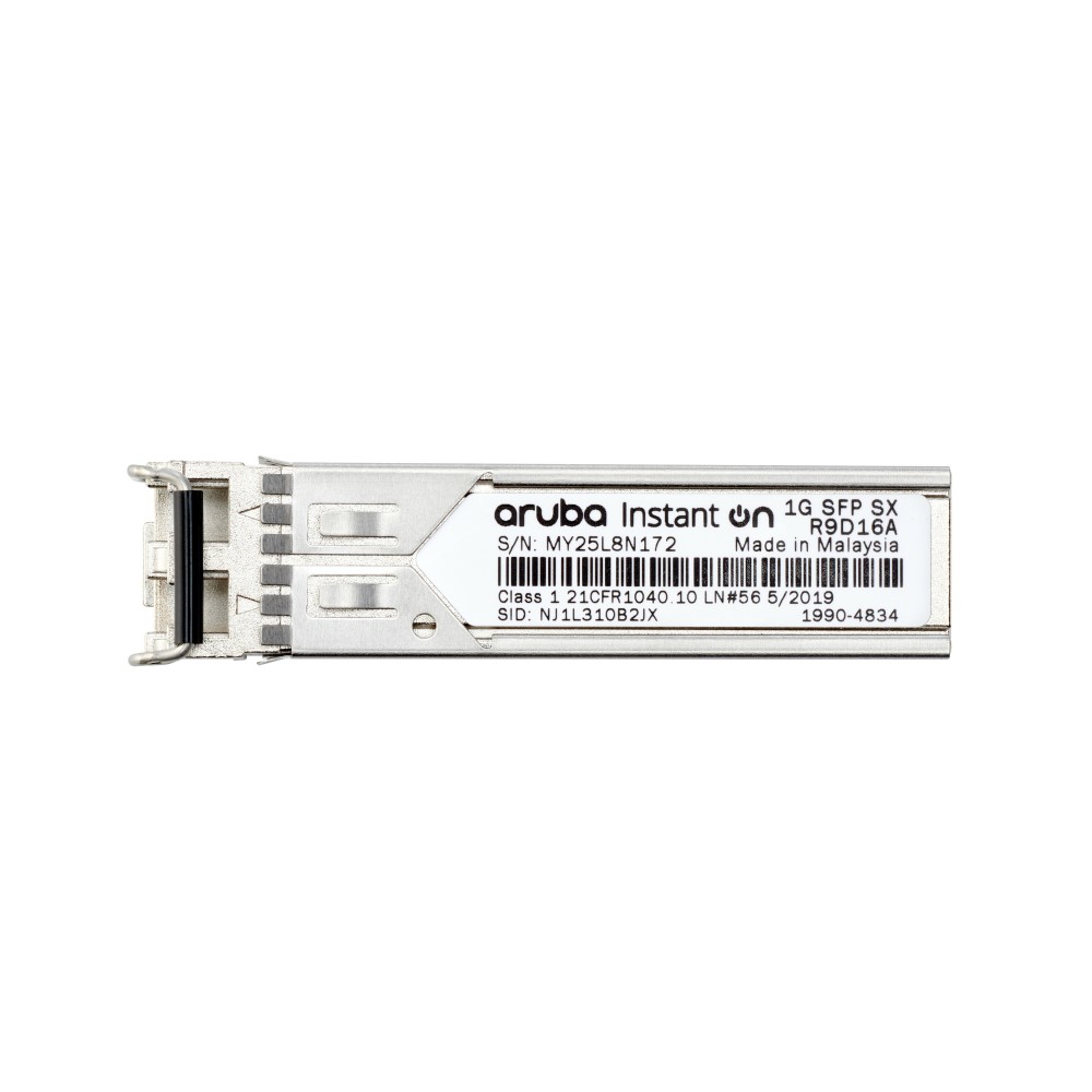 ARUBA TRANSCEIVER INSTANT ON 1G SFP LC SX 500M MMF XCVR