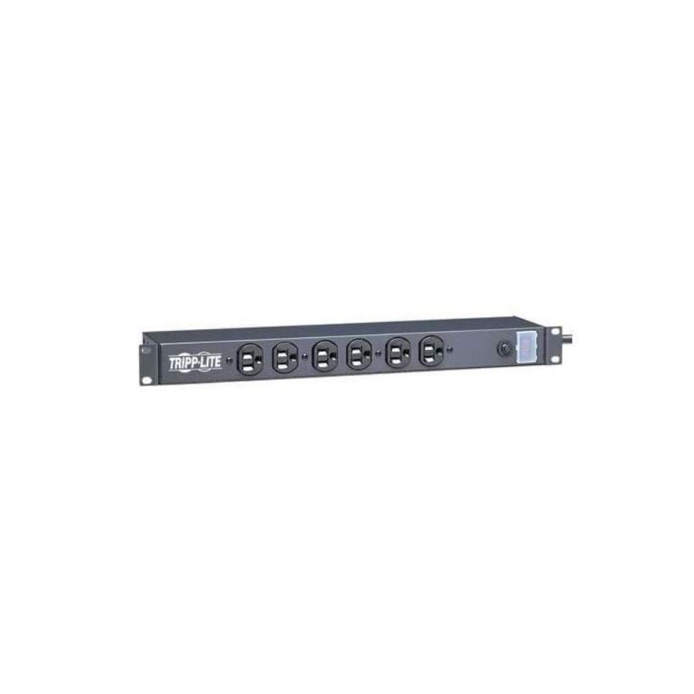 TRIPPLITE MULTITOMA MONOFÁSICA ESTÁNDAR, 15A 120V, INSTALACIÓN HORIZONTAL 1U DE RACK, 13 TOMACORRIENTES NEMA 5