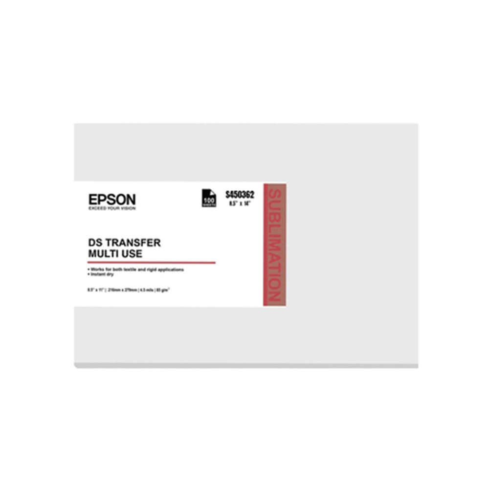 GENERICO DESCONOCIDO MARCA S450362 PAPEL TAMAÑO CARTA EPSON PARA SUBLIMACIÓN