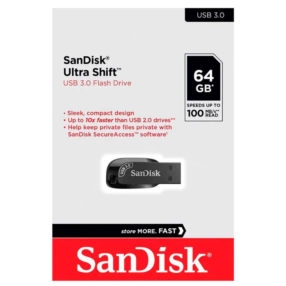 SANDISK MEMORIA USB ULTRA SHIFT 3.0 64GB