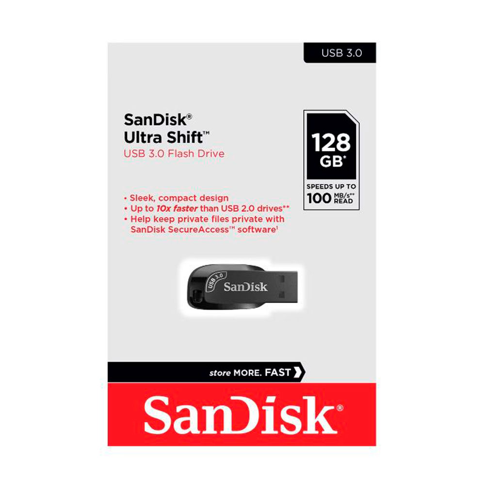 SANDISK MEMORIA USB ULTRA SHIFT 3.0 128GB