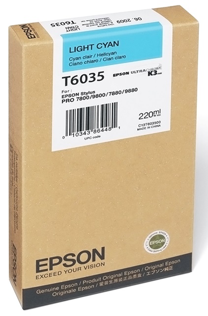 EPSON CARTUCHO CIAN CLARO 220ML