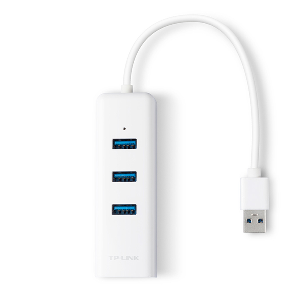TPLINK ADAPTADOR DE RED USB 3.0 A GIGABIT ETHERNET CON CONCENTRADOR USB 3.0 DE 3 PUERTOS, 1 CONECTOR USB 3.0, 1 PUERTO GIGABIT ETHERNET, 3 PUERTOS USB 3.0