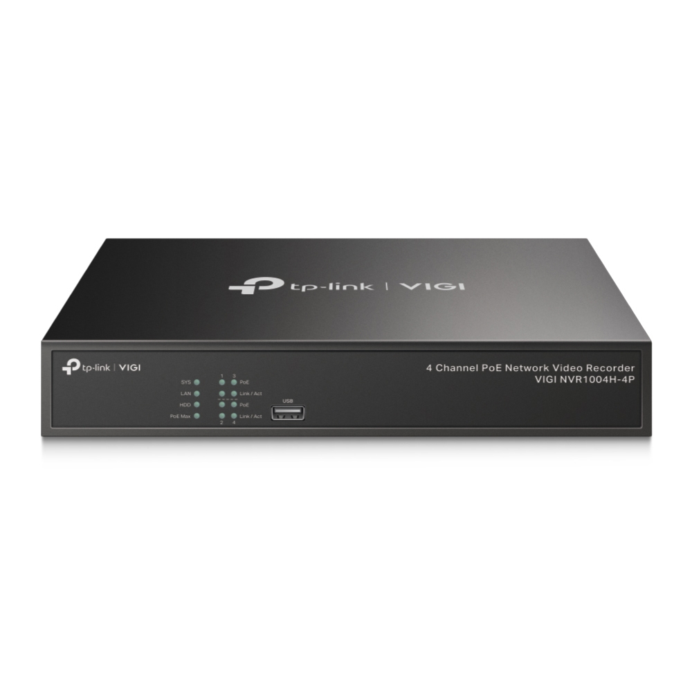 TP LINK GRABADOR VIGI NVR1004H 4 CANALES