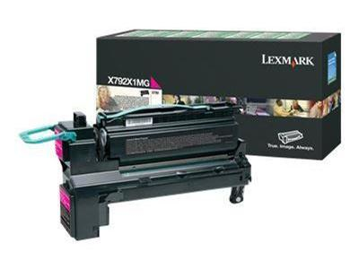 LEXMARK TÓNER MAGENTA X792X1MG