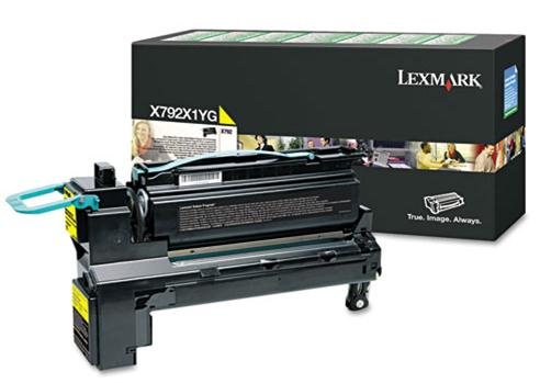 LEXMARK X792X1YG CARTUCHO DE TÓNER 1 PIEZA(S) ORIGINAL AMARILLO