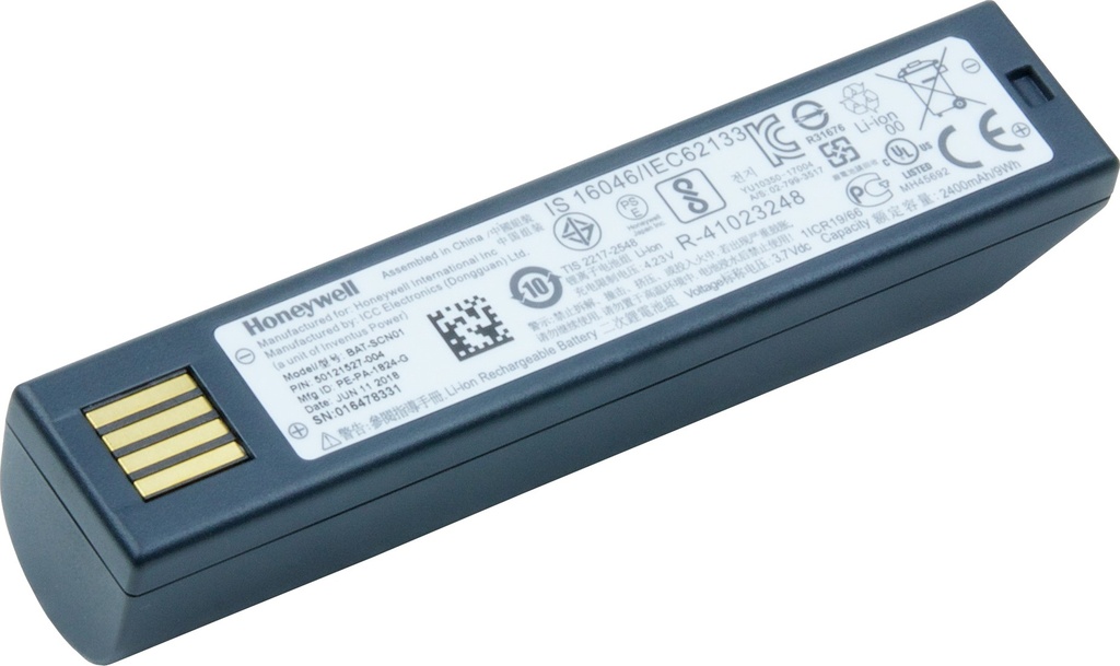 HONEYWELL BAT-SCN01A ACCESORIO PARA LECTOR DE CÓDIGO DE BARRAS BATERÍA