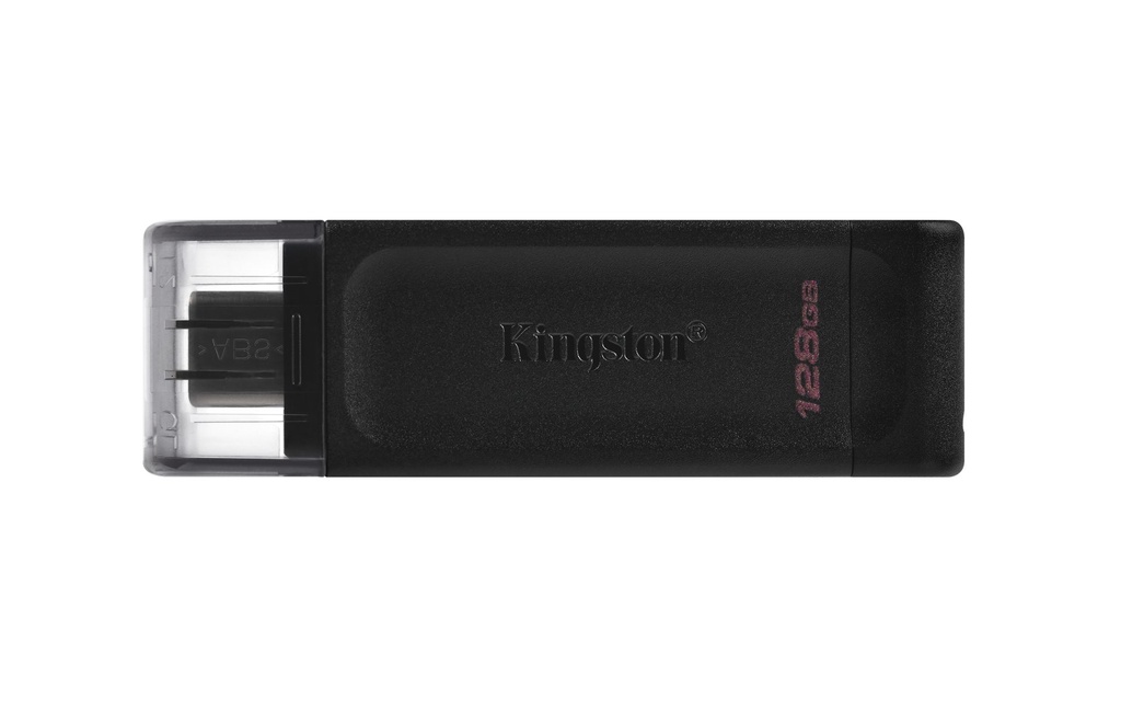 KINGSTON TECHNOLOGY DATATRAVELER 70 UNIDAD FLASH USB 128 GB USB TIPO C 3.2 GEN 1 (3.1 GEN 1) NEGRO