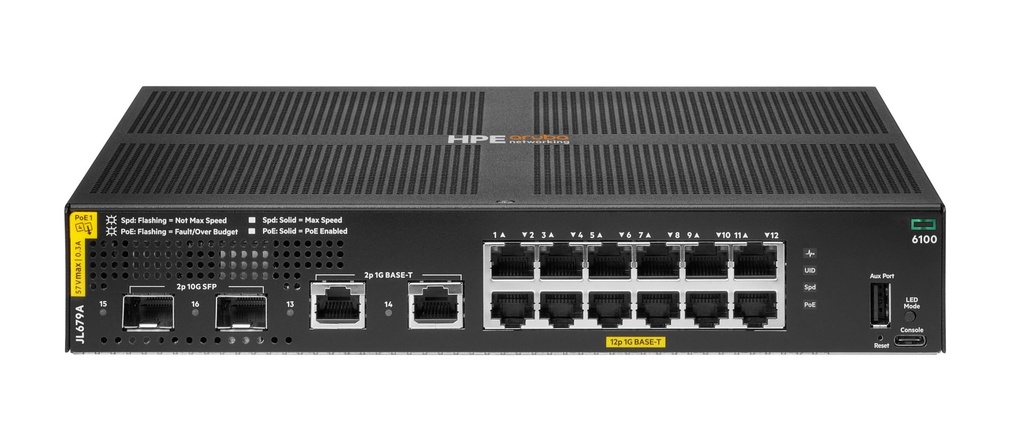 HEWLETT PACKARD ENTERPRISE SWITCH HPE ARUBA CX 6100 HP JL679A