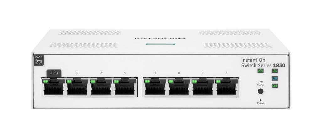 HEWLETT PACKARD ENTERPRISE SWITCH HPE ARUBA INSTANT ON 8P