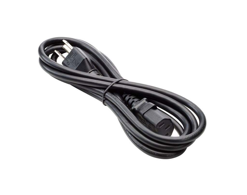 HEWLETT PACKARD ENTERPRISE HPE ARUBA NETWORKING PC-AC-NA 125V/10A 1.8M C13 TO NEMA 5-15P (NA) AC POWER CORD