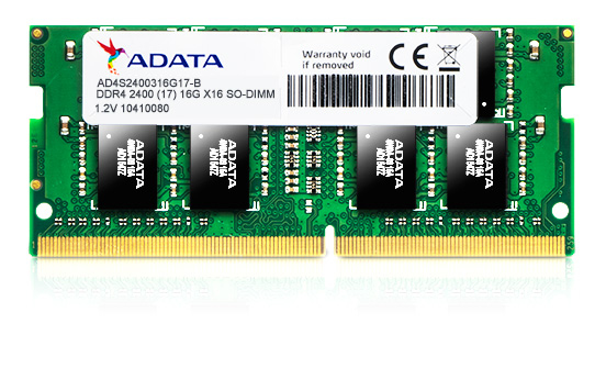 ADATA AD4S2400J4G17-S MÓDULO DE MEMORIA 4 GB 1 X 4 GB DDR4 260-PIN SO-DIMM