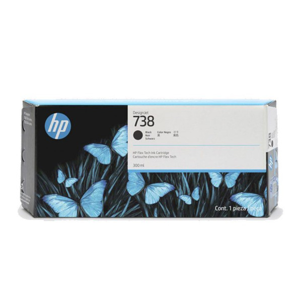 HP 738 300ML BLACK INK CRTG