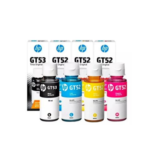 HP GT53GT52 ORIGINAL INK BOTTLE COMBO 4PACK