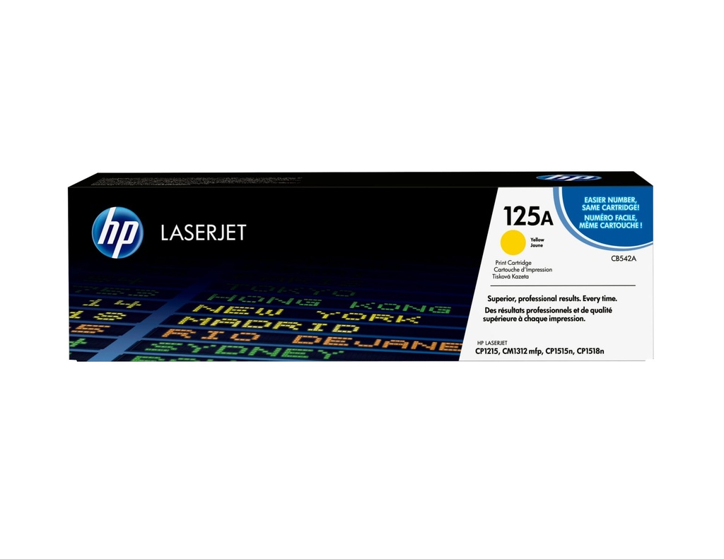 HP CARTUCHO ORIGINAL DE TÓNER AMARILLO 125A LASERJET