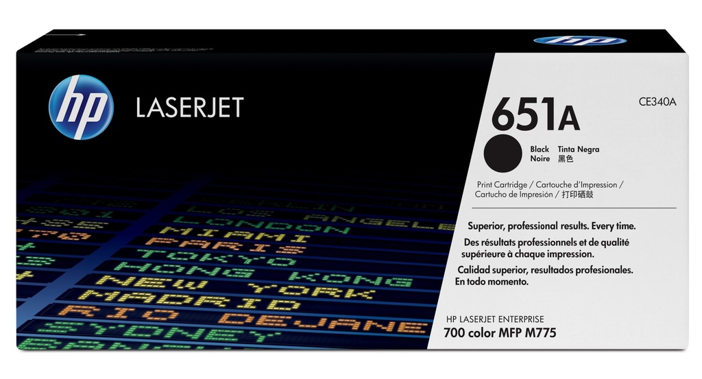 HP TÓNER 651A NEGRO