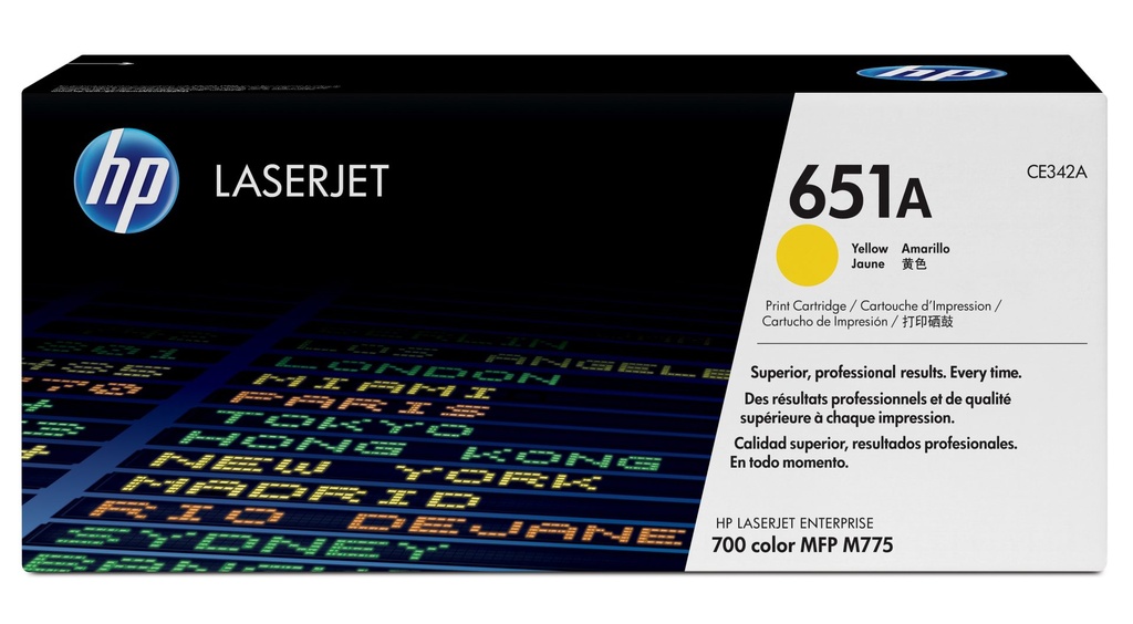 HP TÓNER 651A AMARILLO