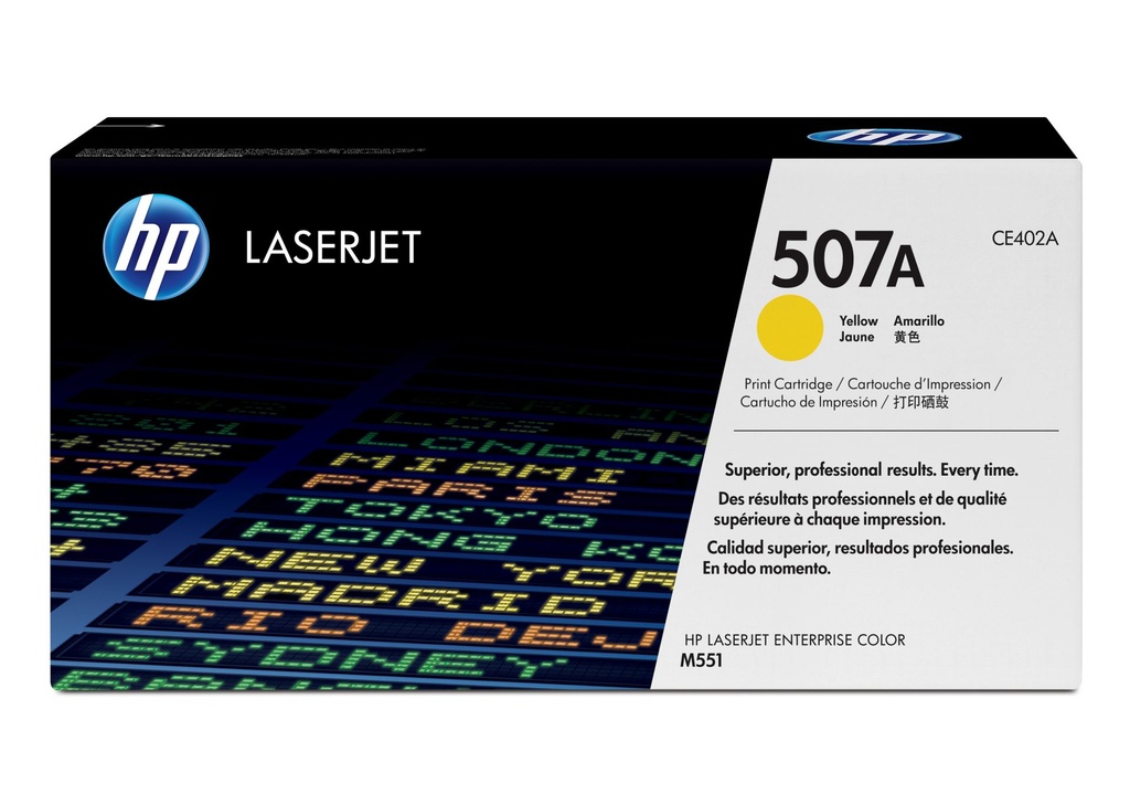 HP TÓNER 507A AMARILLO