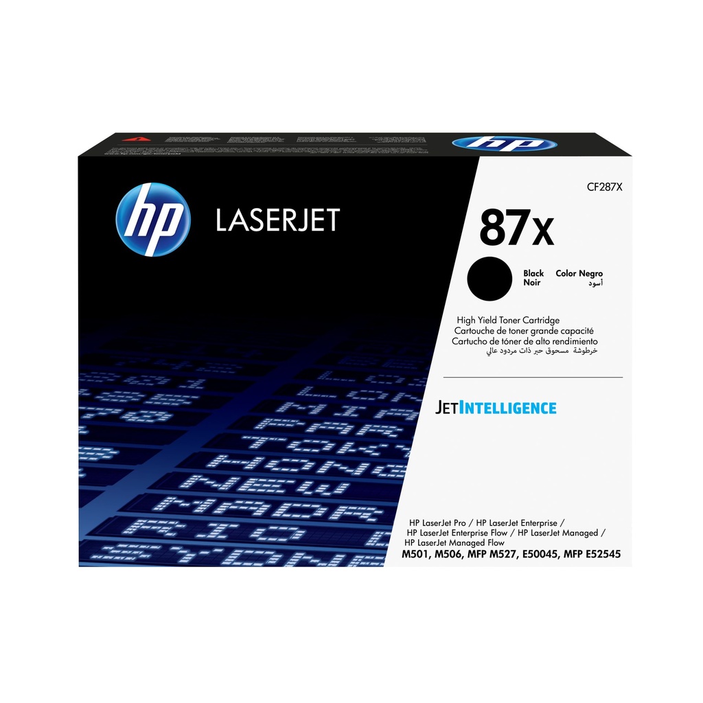 TÓNER HP LASERJET 87X NEGRO