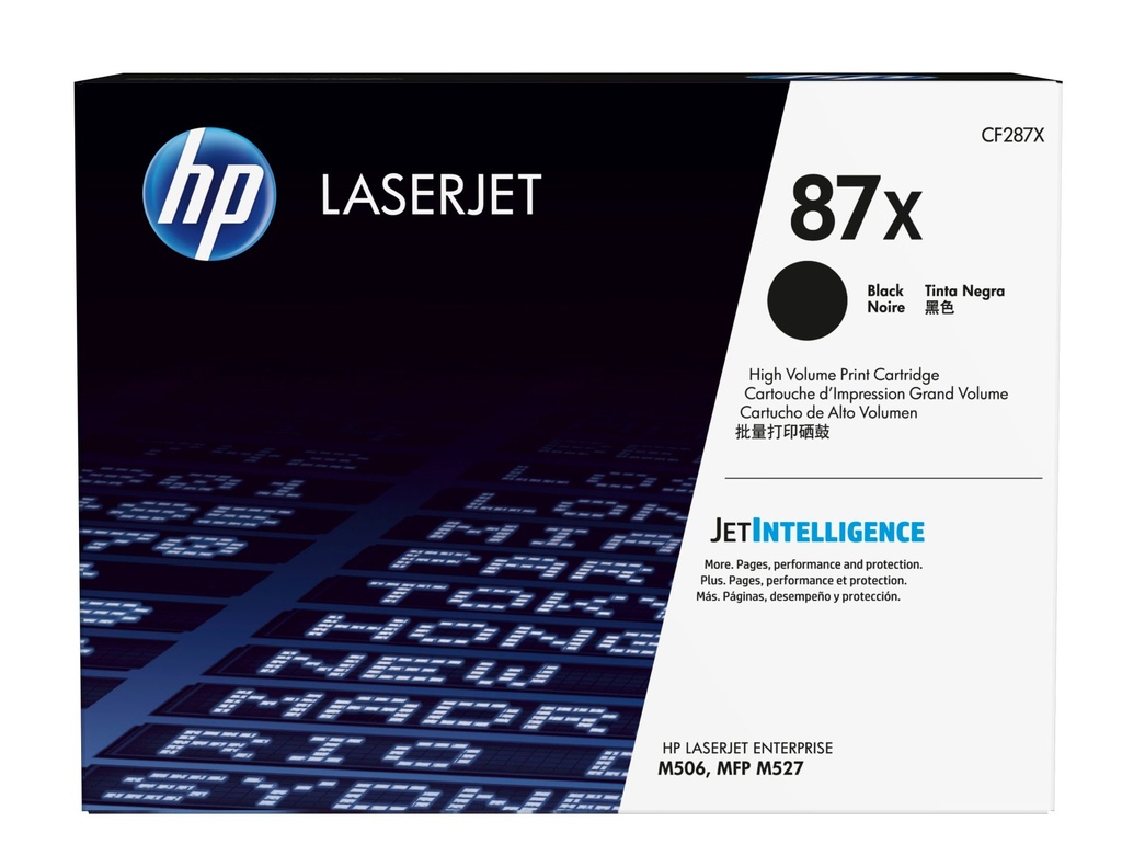TÓNER HP LASERJET 87X NEGRO