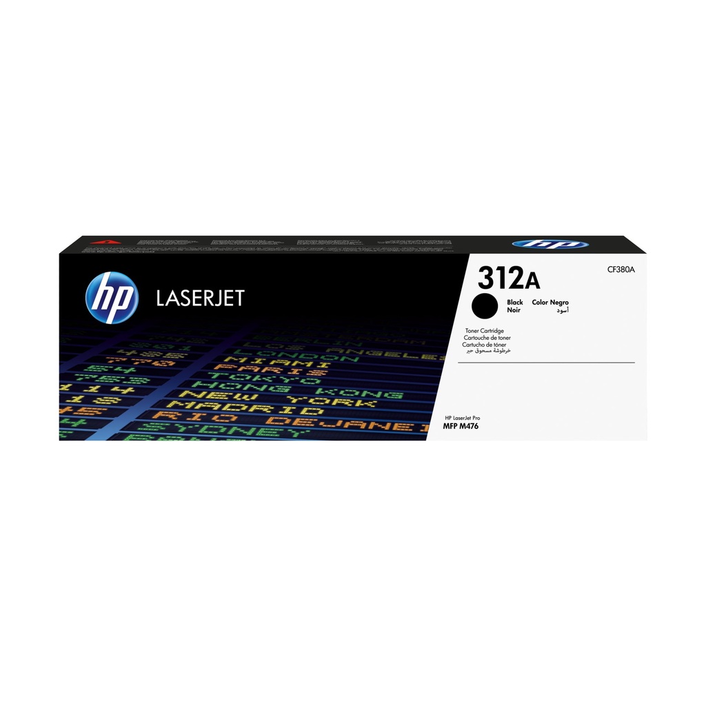 HP CARTUCHO DE TÓNER LASERJET 312A, NEGRO