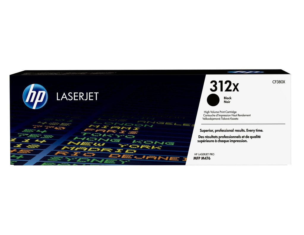 HP CARTUCHO DE TÓNER LASERJET 312A, NEGRO