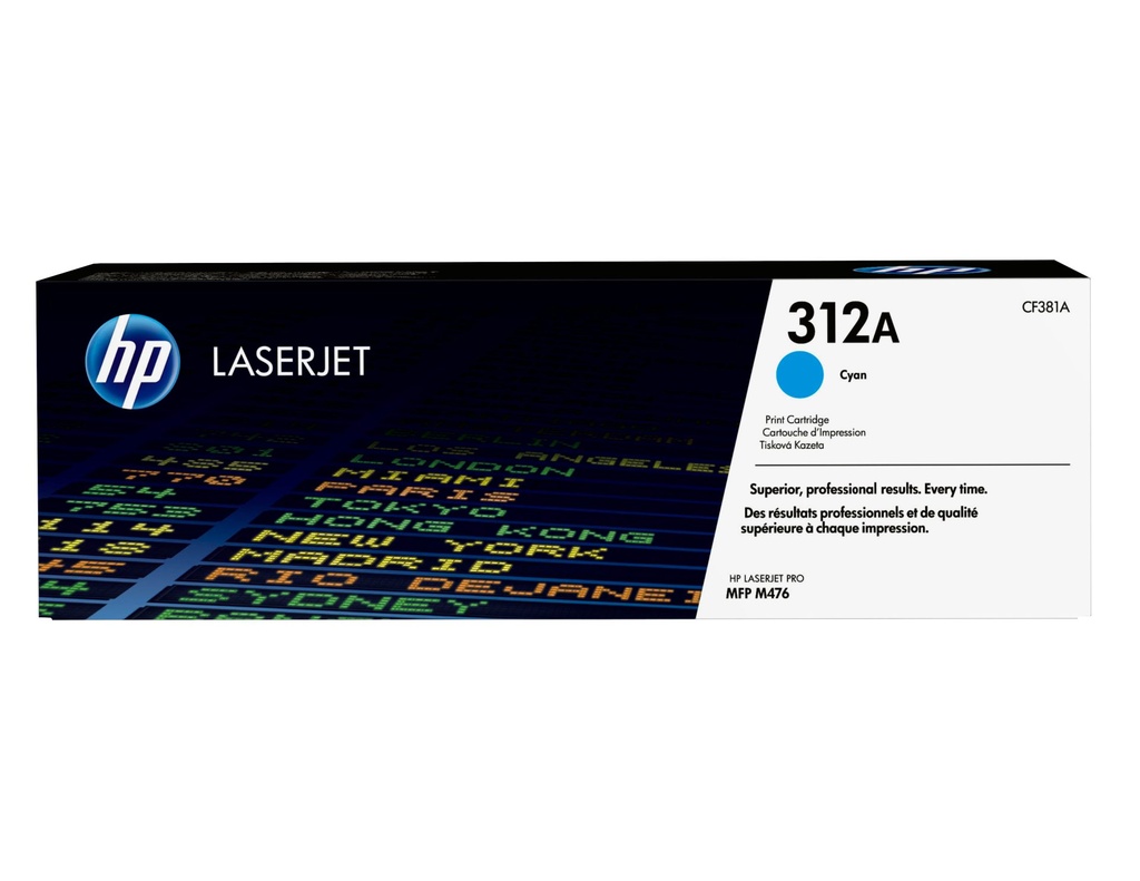 HP CARTUCHO DE TÓNER LASERJET 312A, CIAN