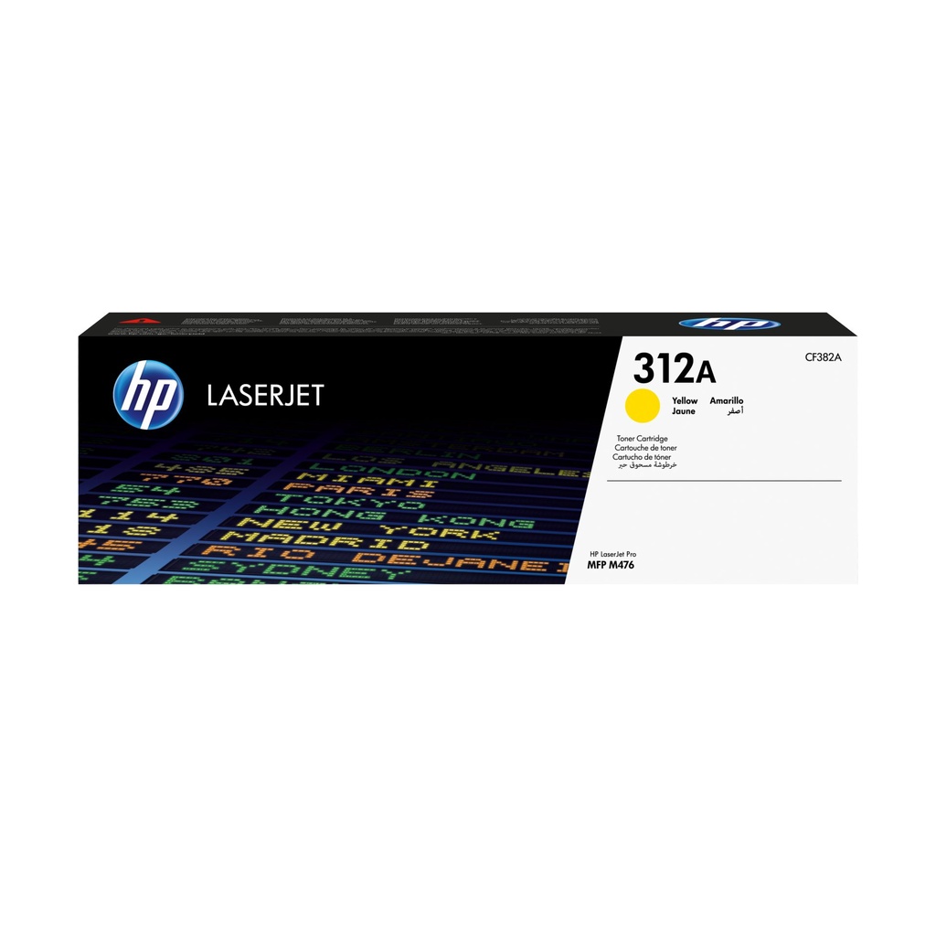 HP CARTUCHO DE TÓNER LASERJET 312A, AMARILLO