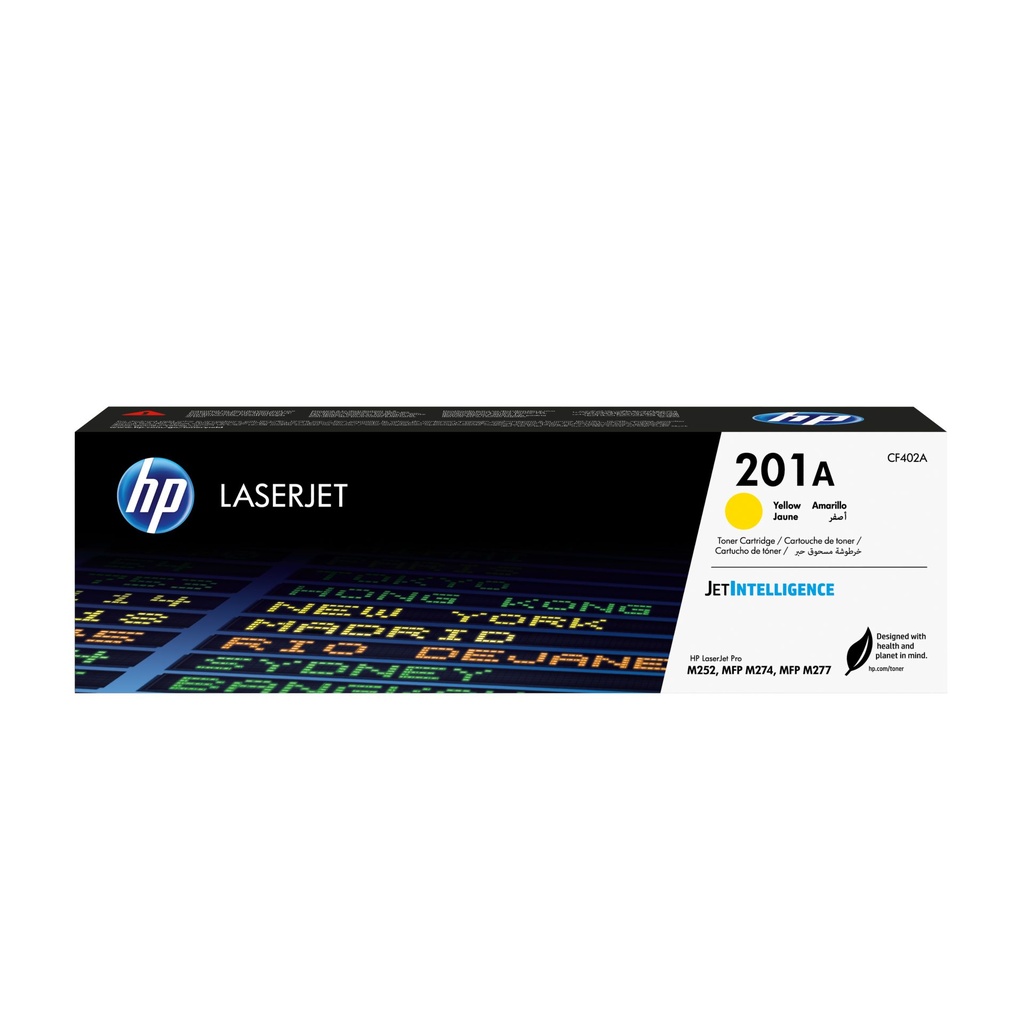 HP CARTUCHO DE TÓNER ORIGINAL LASERJET 201A AMARILLO