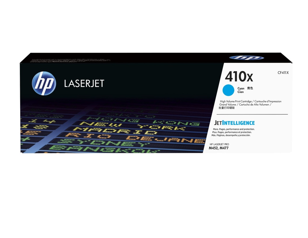 HP TÓNER CIAN LASERJET 410X