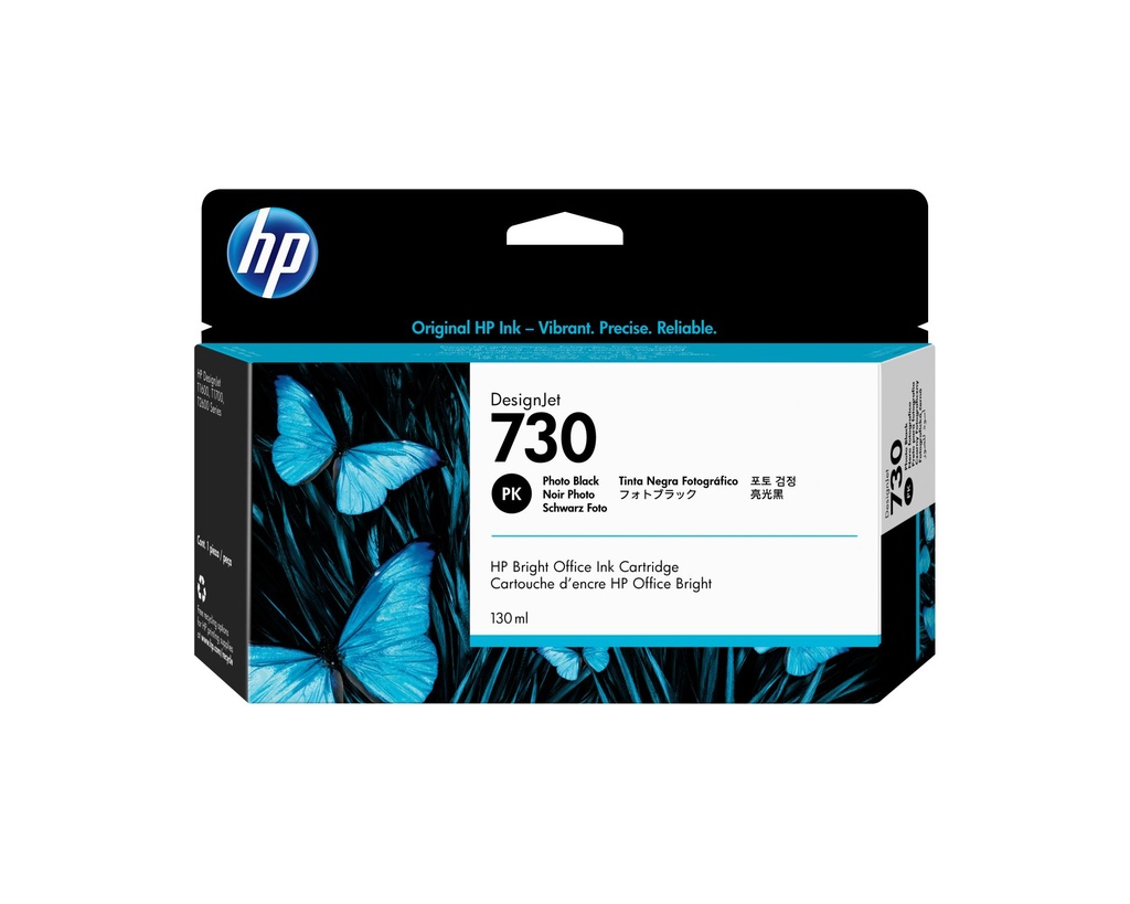 HP CARTUCHO DE TINTA DESIGNJET 730 DE 130 ML, NEGRO FOTOGRÁFICO