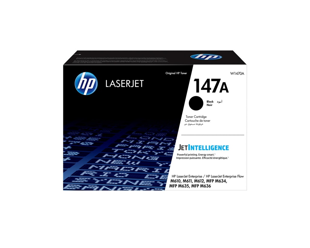HP LASERJET CARTUCHO DE TÓNER ORIGINAL 147A, NEGRO