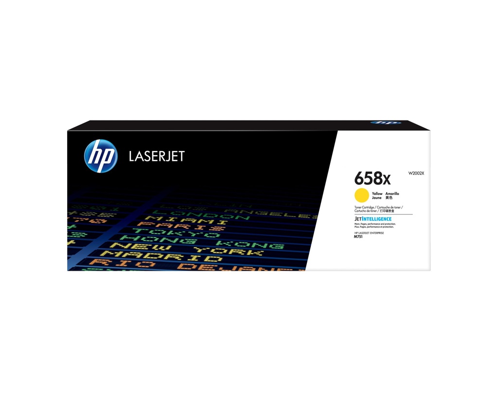 HP TÓNER LASERJET 658X AMARILLO