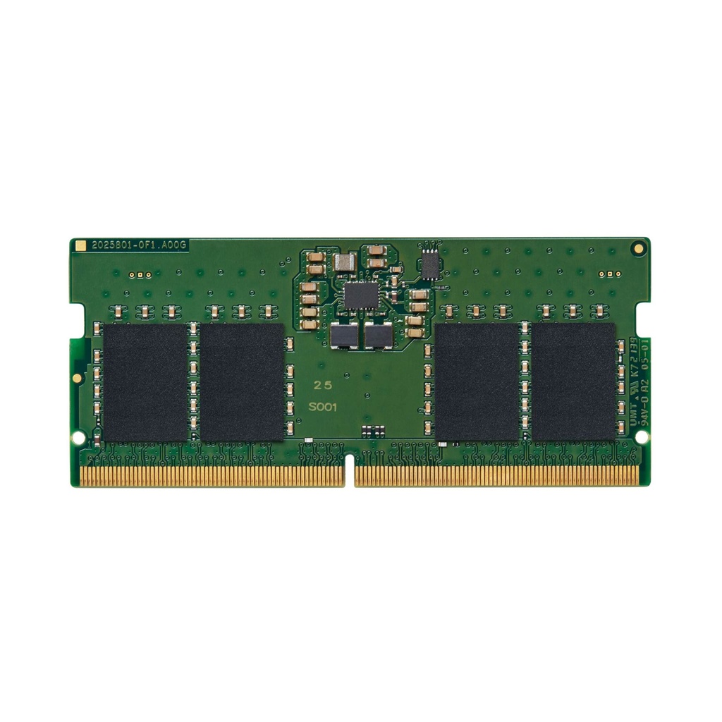 KINGSTON TECHNOLOGY VALUERAM MÓDULO DE MEMORIA 8 GB 1 X 8 GB DDR5 5600 MT/S 262-PIN SO-DIMM