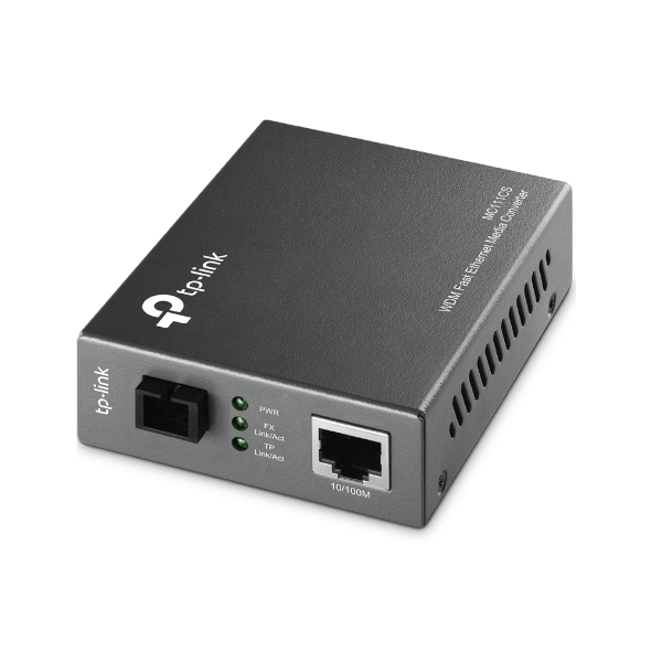 TP LINK TP-LINK OMADA MC111CS CONVERTIDOR DE RED 100 MBIT/S MODO ÚNICO NEGRO