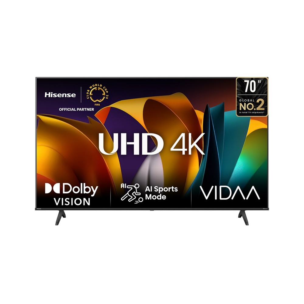 HISENSE TV 70" LED UHD 4K SMART TV 70A6NV VIDAA