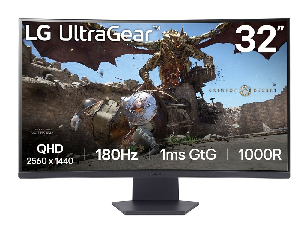 LG 32GS60QC-B MONITOR DE COMPUTADORA 80 CM (31.5″) 2560 X 1440 PIXELES QUAD HD LCD NEGRO