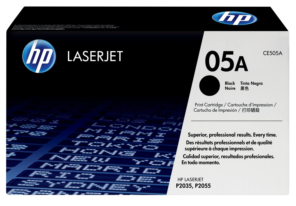 HP CARTUCHO ORIGINAL DE TÓNER NEGRO 05A LASERJET