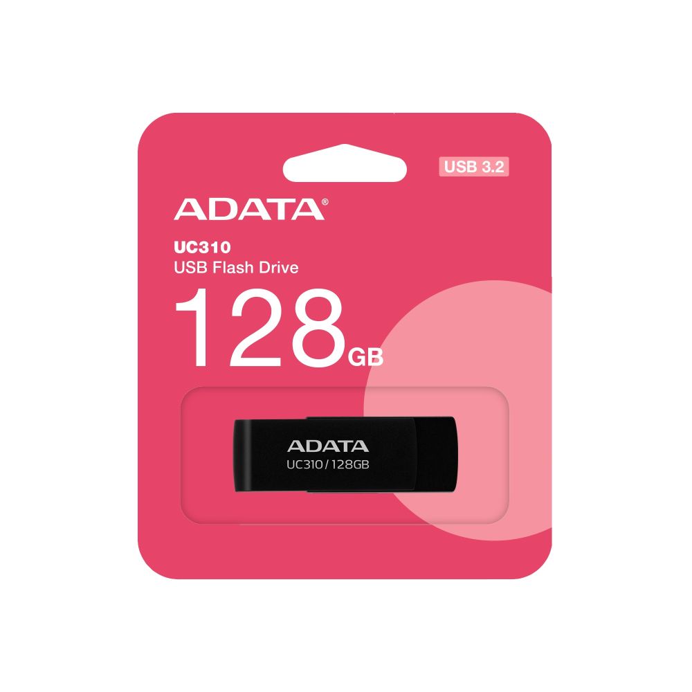ADATA MEMORIA USB UC310 3.2 128GB NEGRA